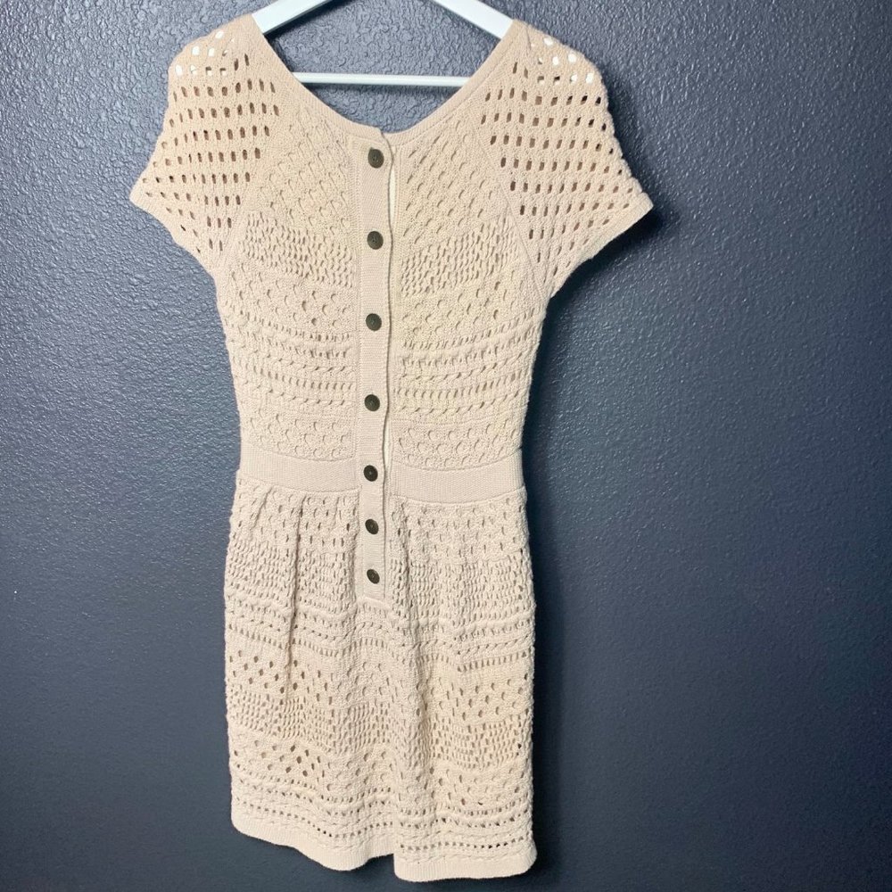 TIBI Crochet Cream Dress - Picture 2 of 7
